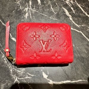 Louis Vuitton Zippy Coin Purse (Red)